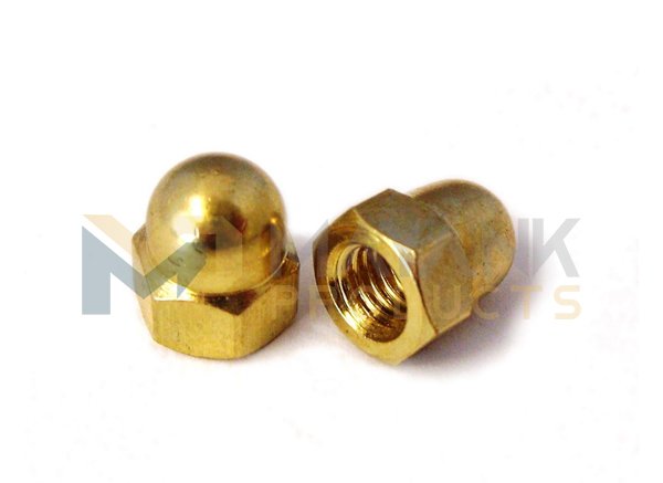brass dome nuts